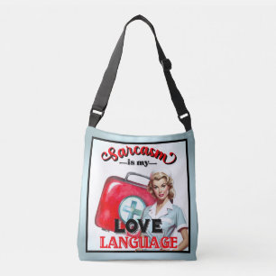 Bolsa Ajustável Enfermeira Cuja Linguagem Pinup_ Love