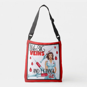 Bolsa Ajustável Enfermeira Nostálgica Bonita Pinup - Eu Gosto De V
