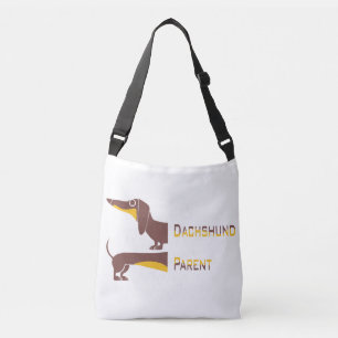 Bolsa Ajustável Engraçado e fofo dachshund para os pais de cães lo