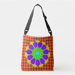 Bolsa Ajustável Engraçado Flower Power Bloom II + seu apoio. & id