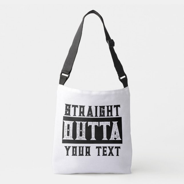 Bolsa Ajustável Engraçado 'Hetero fora do seu texto' (Frente)