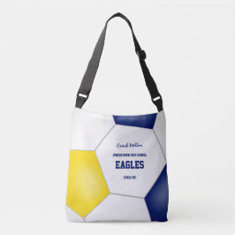 Bolsa Ajustável equipe de ouro azul colore treinador de futebol
