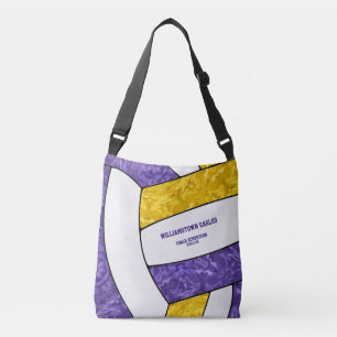 Bolsa Ajustável Equipe de ouro roxo colorido treinador de atletas