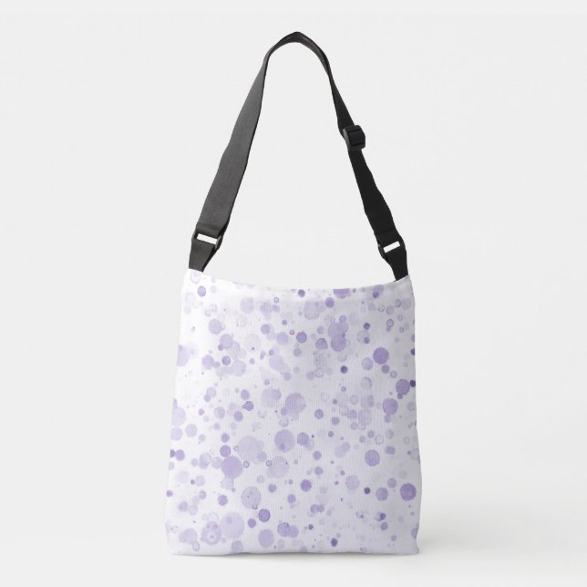 Bolsa Ajustável Esmalte de Aquarela Roxa (Frente)