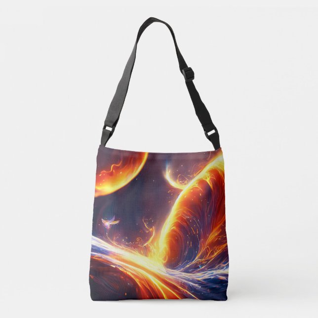 Bolsa Ajustável Espaço de água de fogo (Verso)