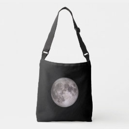 Bolsa Ajustável espaço negro da lua de cheio