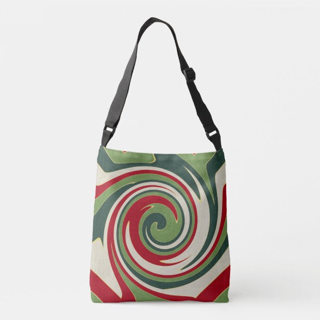 Bolsa Ajustável espiral verde (Verso)
