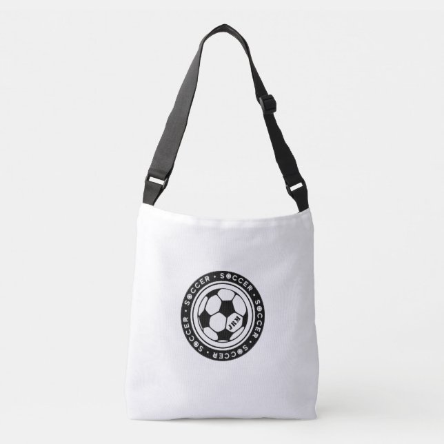 Bolsa Ajustável Esportes de futebol Monograma Crossbody Bag (Frente)