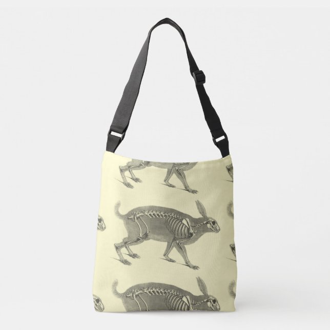 Bolsa Ajustável Esqueleto de coelho assustador (Frente)