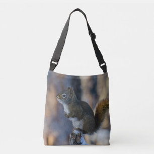 Bolsa Ajustável Esquilo da Floresta de Inverno Natureza