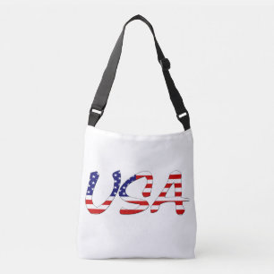 Bolsa Ajustável Estados Unidos sobrepostos à US Flag cbcn Crossbo