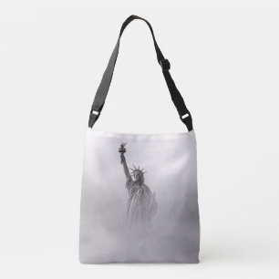 Bolsa Ajustável Estátua da América Livre, Negra e Branca