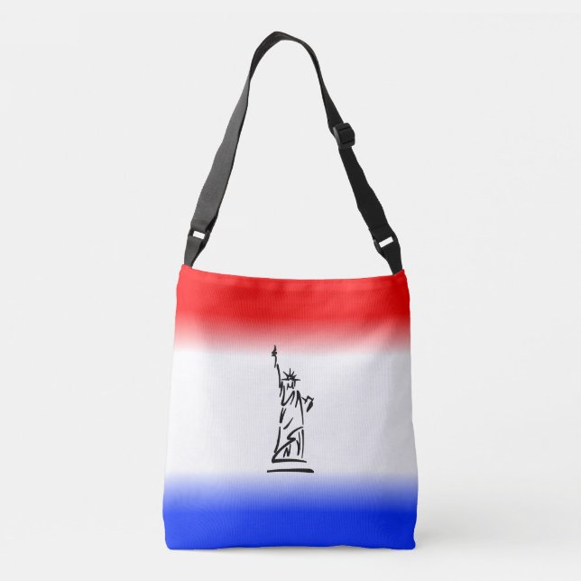 Bolsa Ajustável Estátua da Liberdade Nova York (Verso)