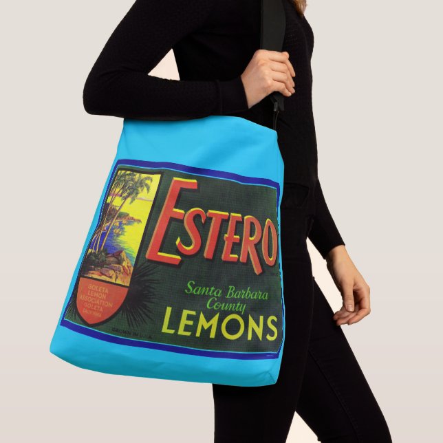Bolsa Ajustável Estero lemons fruta da caixa de impressão dos anos (Close Up)