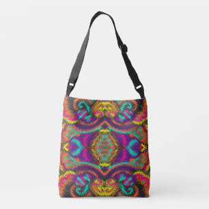 Bolsa Ajustável Estilo de mandala - aquarela com cores múltiplas