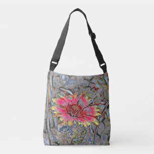 Bolsa Ajustável Estilo do Batik do girassol