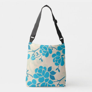 Bolsa Ajustável Estilo Japonês Elegante Design Azul 