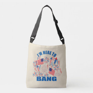 Bolsa Ajustável Estou aqui para bater engraçado no dia 4 de julho