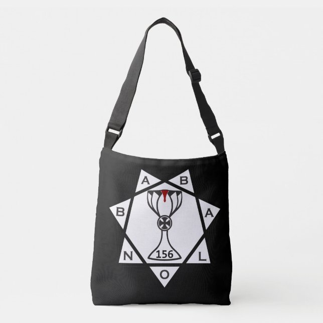 Bolsa Ajustável Estrela Cruzada de Babalon com Lamen (Frente)