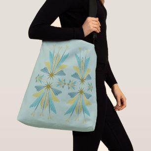 Bolsa Ajustável Estrelas de Fada Pistachio Crossbody Bag (2 Dimens