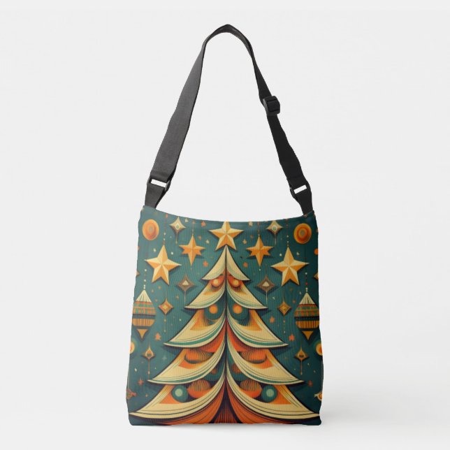 Bolsa Ajustável Estrelas de Natal e Bandeja de Árvore de Design du (Frente)