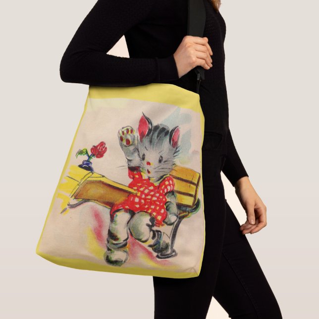 Bolsa Ajustável estudante de gatinhos (Close Up)
