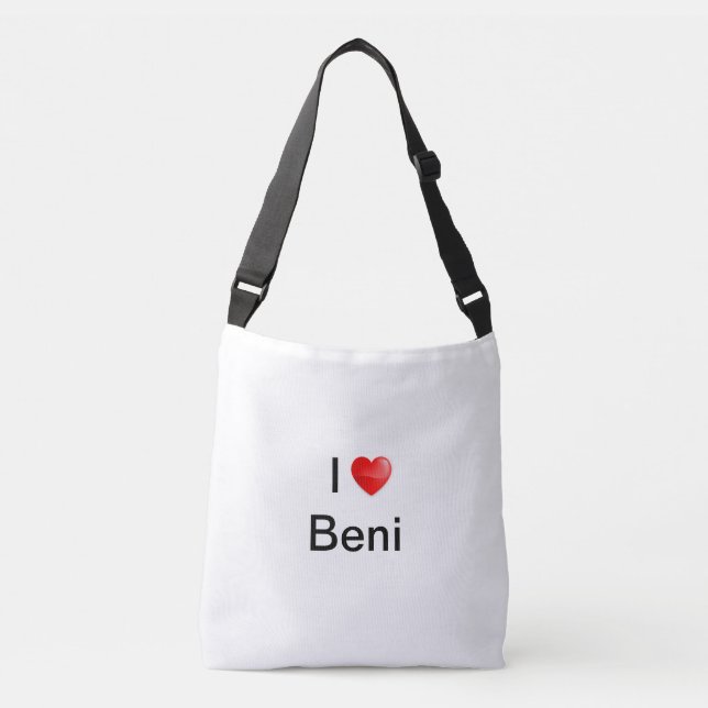 Bolsa Ajustável Eu amo Beni (Frente)