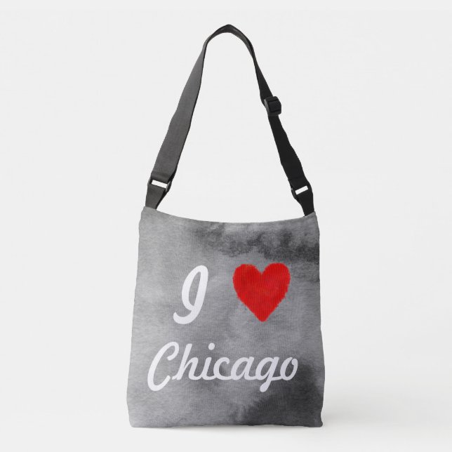 Bolsa Ajustável Eu Amo Chicago (Frente)