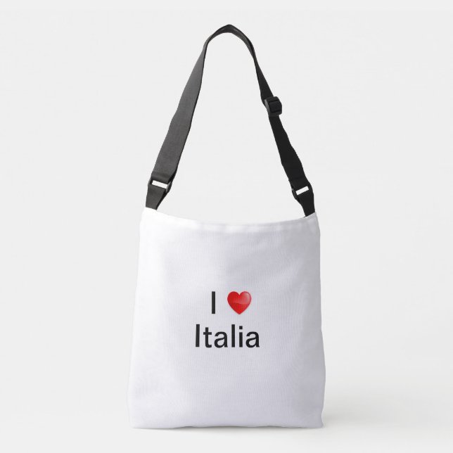 Bolsa Ajustável Eu amo italia (Frente)