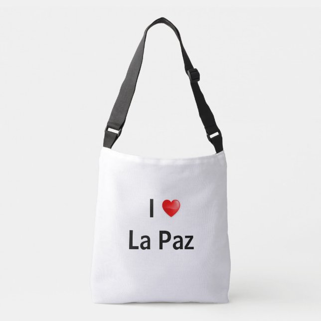 Bolsa Ajustável Eu amo La Paz (Frente)