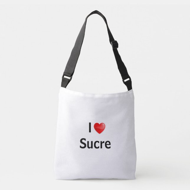 Bolsa Ajustável Eu amo Sucre (Frente)