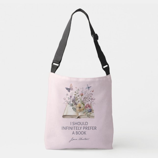 Bolsa Ajustável Eu Deveria Preferir Infinitamente Um Livro II - Ja (Frente)
