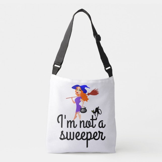 Bolsa Ajustável Eu não sou um varredor - eu sou... personalizável (Frente)