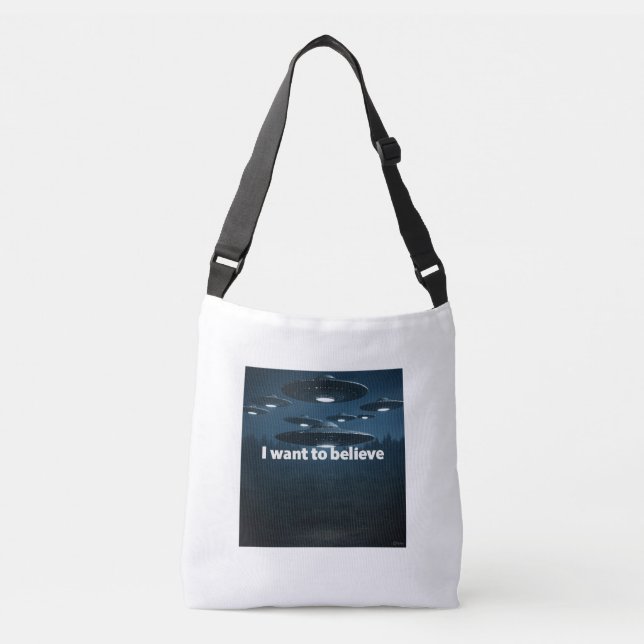 Bolsa Ajustável Eu quero acreditar (Frente)