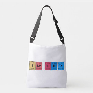 Bolsa Ajustável Eu sou Mesa periódica bonita