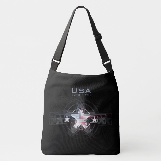 Bolsa Ajustável EUA Tristar Crossbody Bag (Frente)