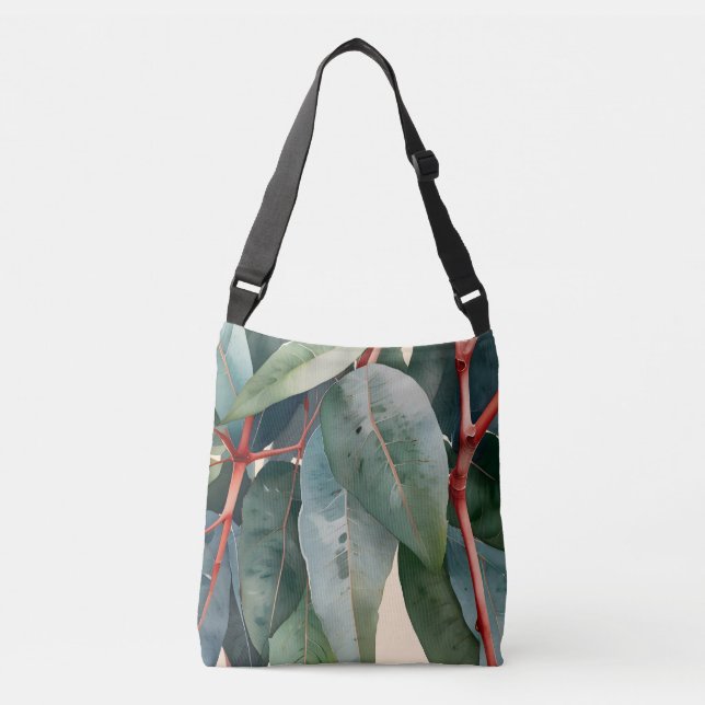 Bolsa Ajustável Eucalyptus Botanical Minimalista (Frente)