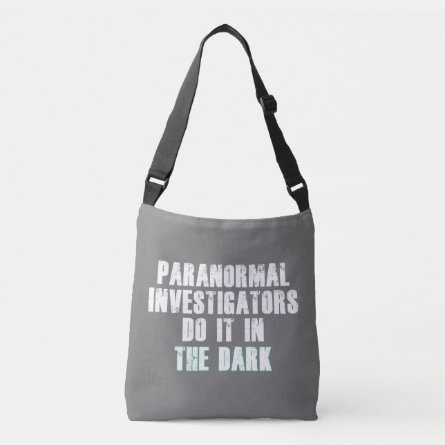 Bolsa Ajustável Exames de Exames Paranormais Humor (Branco) (Frente)