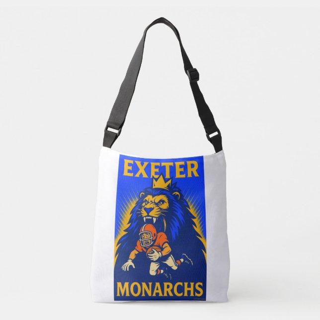 BOLSA AJUSTÁVEL EXETER MONARCHS FOOTBALL - CALIFORNIA.   (Frente)
