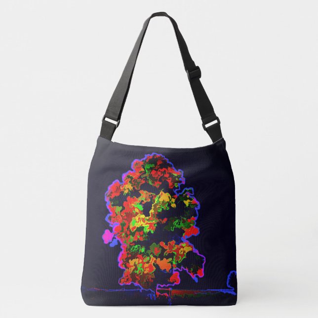 Bolsa Ajustável Explosão de árvore neon (Frente)