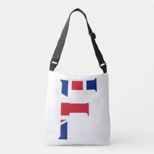 Bolsa Ajustável F Monograma sobreposto no cbcnt bandeira do Jack d