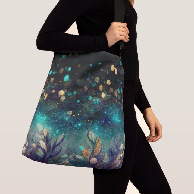 Bolsa Ajustável Faísca do Mar Azul (Close Up)