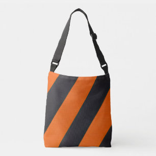 Bolsa Ajustável faixas de preto laranja Bag