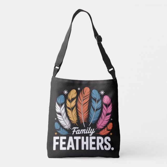 Bolsa Ajustável Family Feathers Bag (Verso)