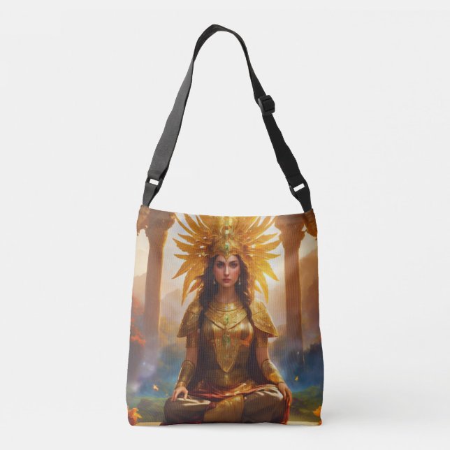 Bolsa Ajustável Fantasia Princesa Dourada (Verso)