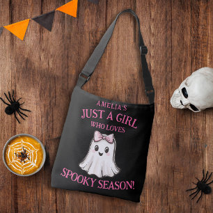 Bolsa Ajustável Fantasma Fofo Temporada Assustadora Halloween 