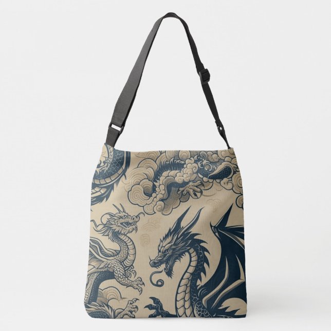 Bolsa Ajustável Fantasy Antiquados Dragões (Verso)