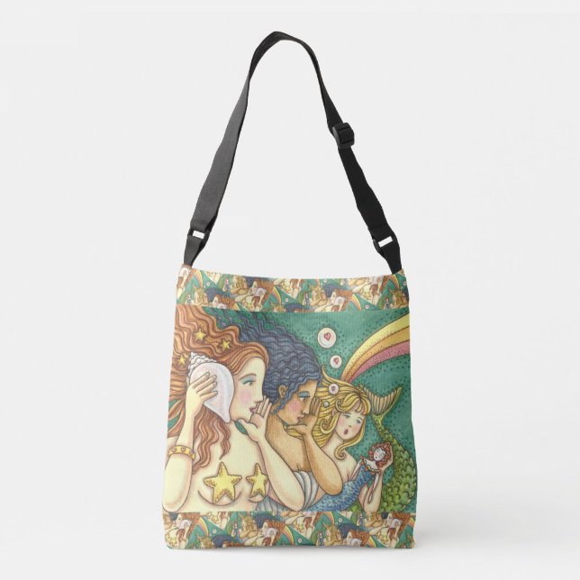 BOLSA AJUSTÁVEL FANTASY MERMAID SISTERHOOD SHARING SECRET WISDOMS (Verso)
