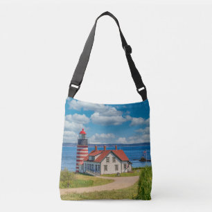Bolsa Ajustável Farol de Cabeça de Quoddy Oeste, Lubec, Maine