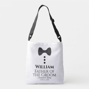 Bolsa Ajustável Father of the Groom Black Tie Wedding Swag Bag